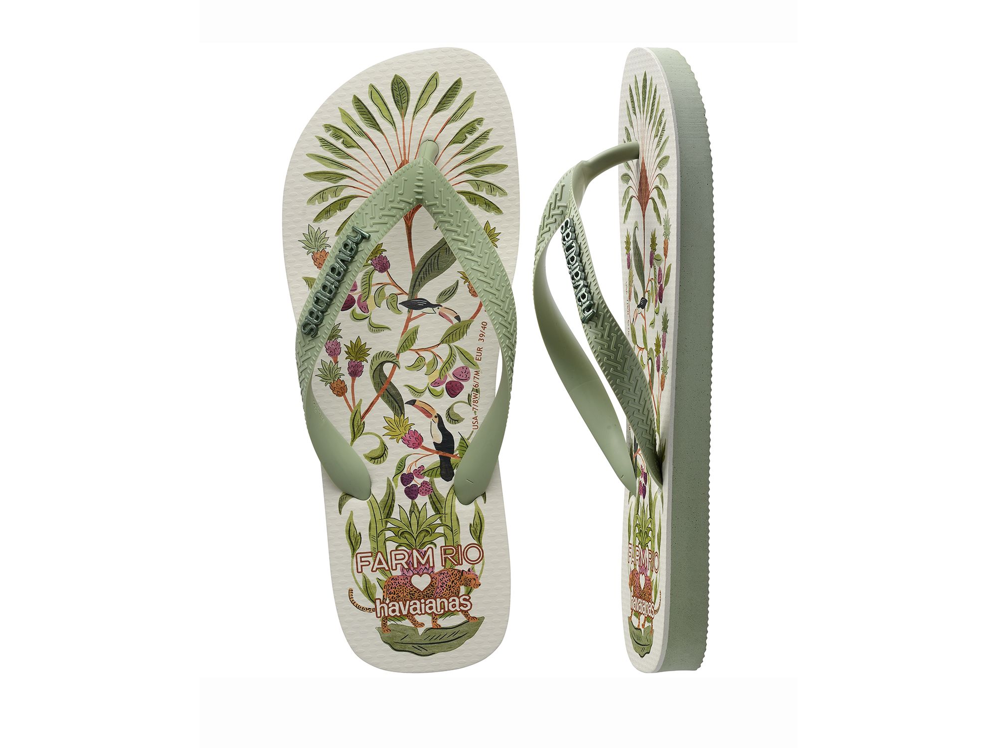 x Farm Rio Women's Flore Flip Flop Sandals — Image 5
