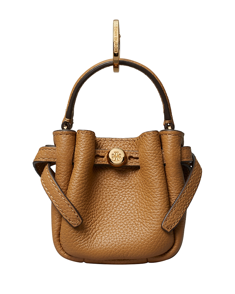 Tory Burch Tory Birch Romy Leather Bucket Bag Charm Key Fob · OS
