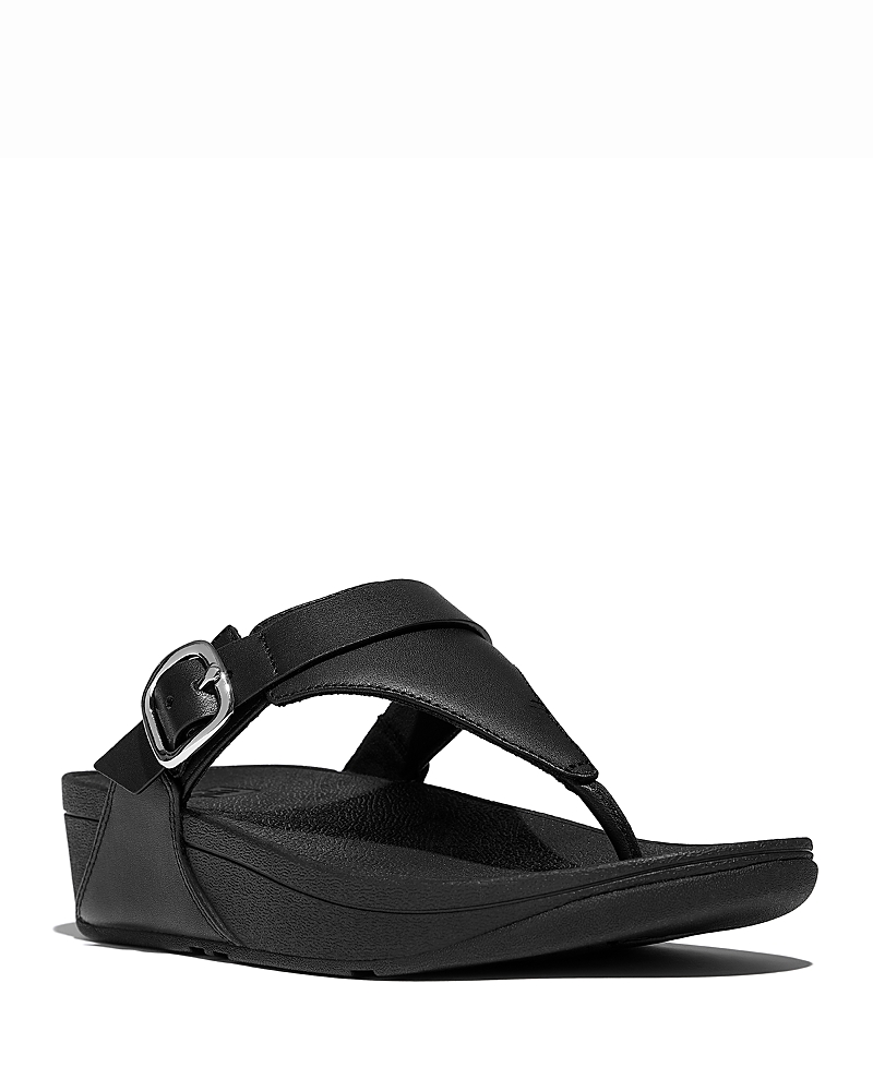 FitFlop Women's Lulu Leather Wedge Sandals