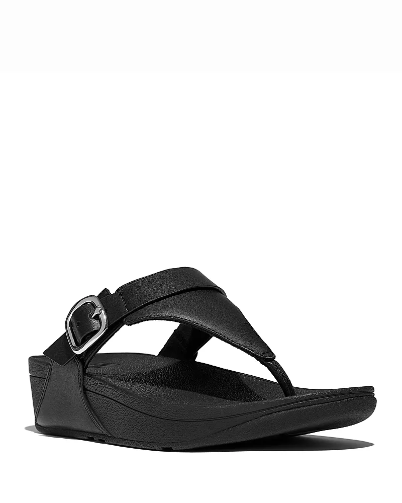 FitFlop Women's Lulu Leather Wedge Sandals