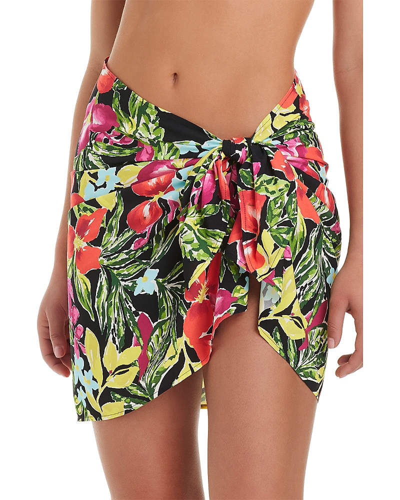 Red Carter Classic Pareo Swim Cover-Up