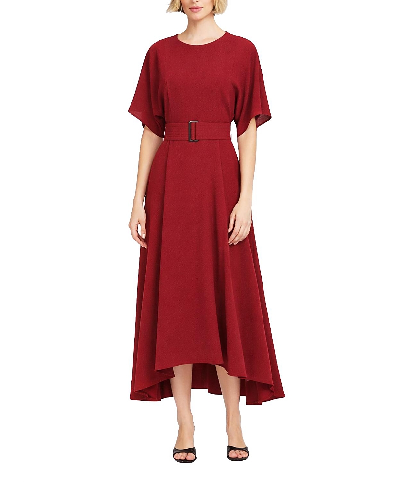 Elle Collection Belted Midi Dress