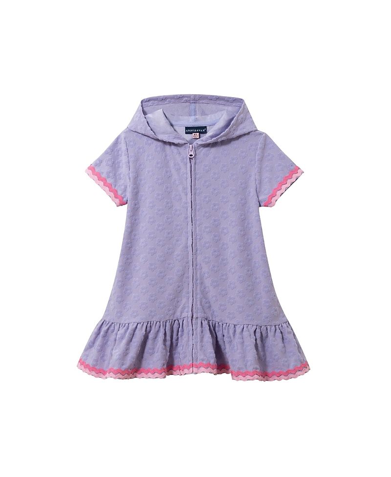 Andy & Evan Girls' Floral Terry Cover-Up - Little Kid
