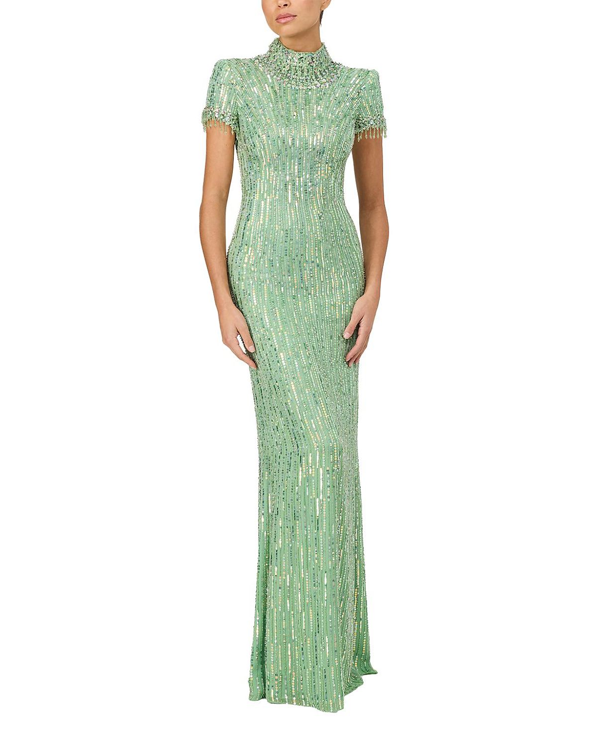 Jenny Packham Madeleine Beaded Maxi Dress