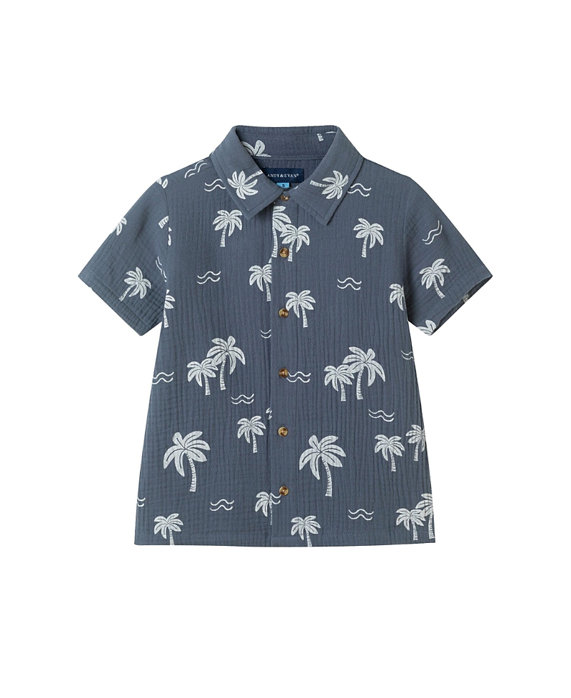 Andy & Evan Boys' Cabana Buttondown Shirt - Little Kid