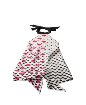 Printed Silk Twill Top