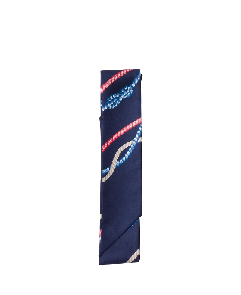Prada Printed Silk Twill Skinny Scarf · OS