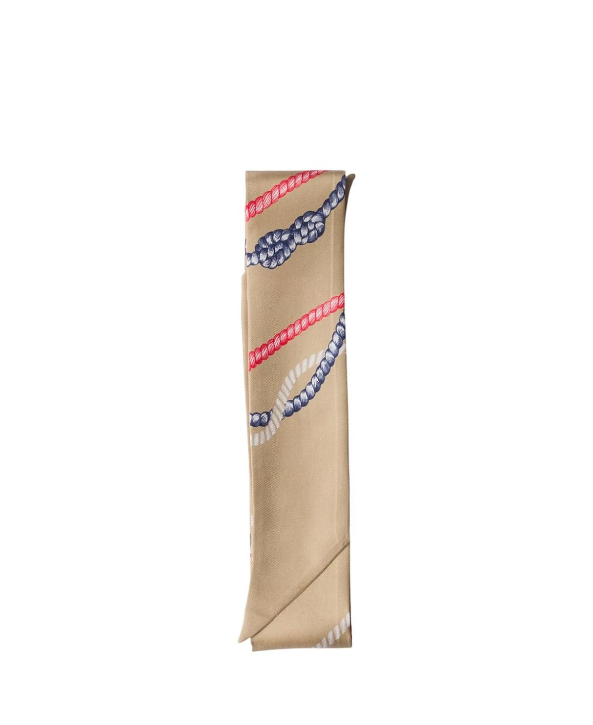 Prada Printed Silk Twill Skinny Scarf