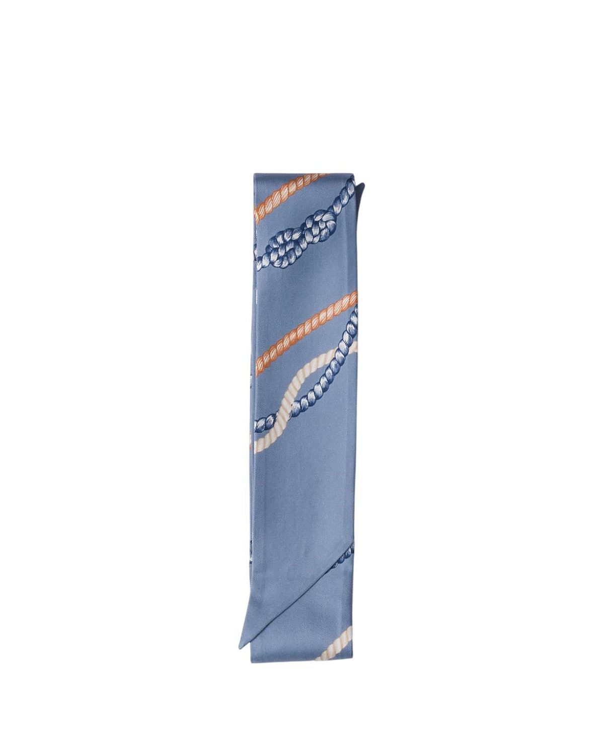 Prada Printed Silk Twill Skinny Scarf
