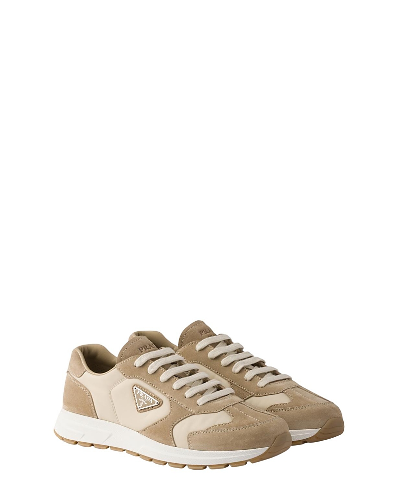 Prada Men's Prax Suede and Re-Nylon Sneakers · 13US / 46EU
