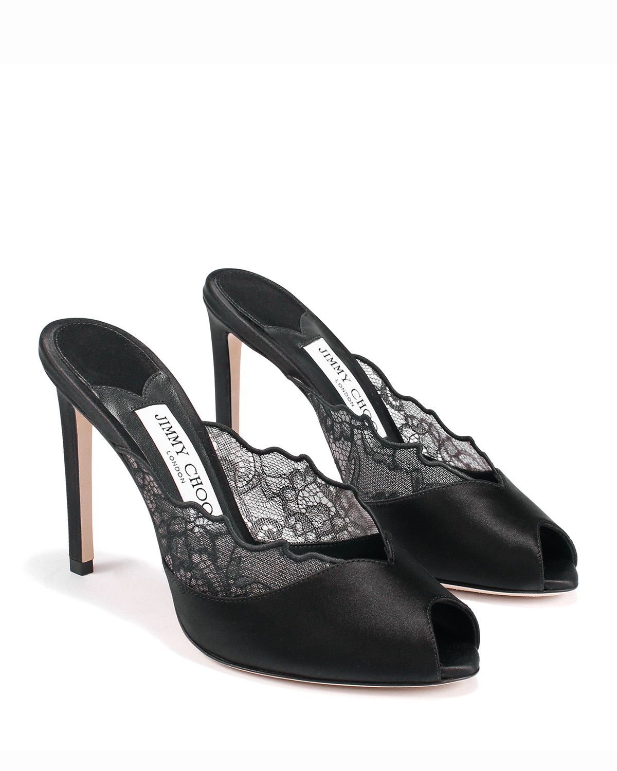Women's Brigitte 100 Lace & Satin Mules