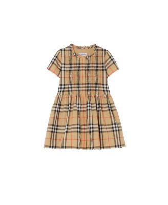 Girls' Check Cotton Dress - Baby, Little Kid