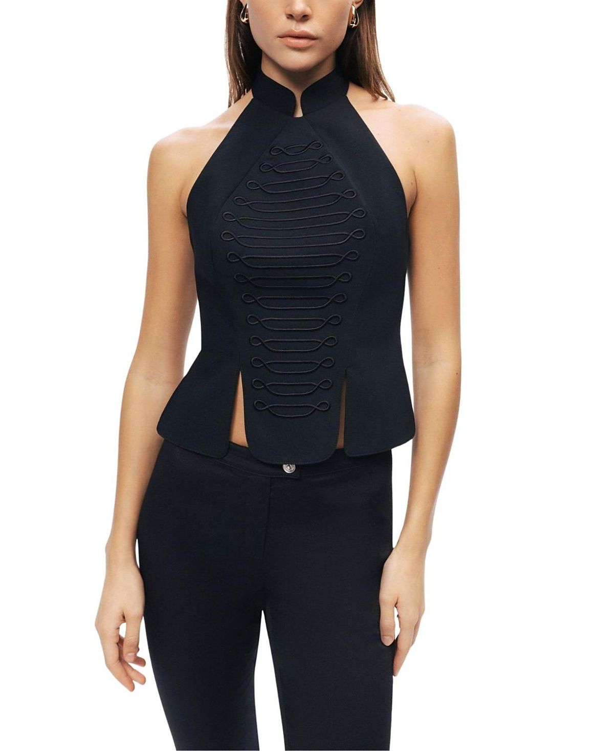 Nocturne Halter Neck Structured Top