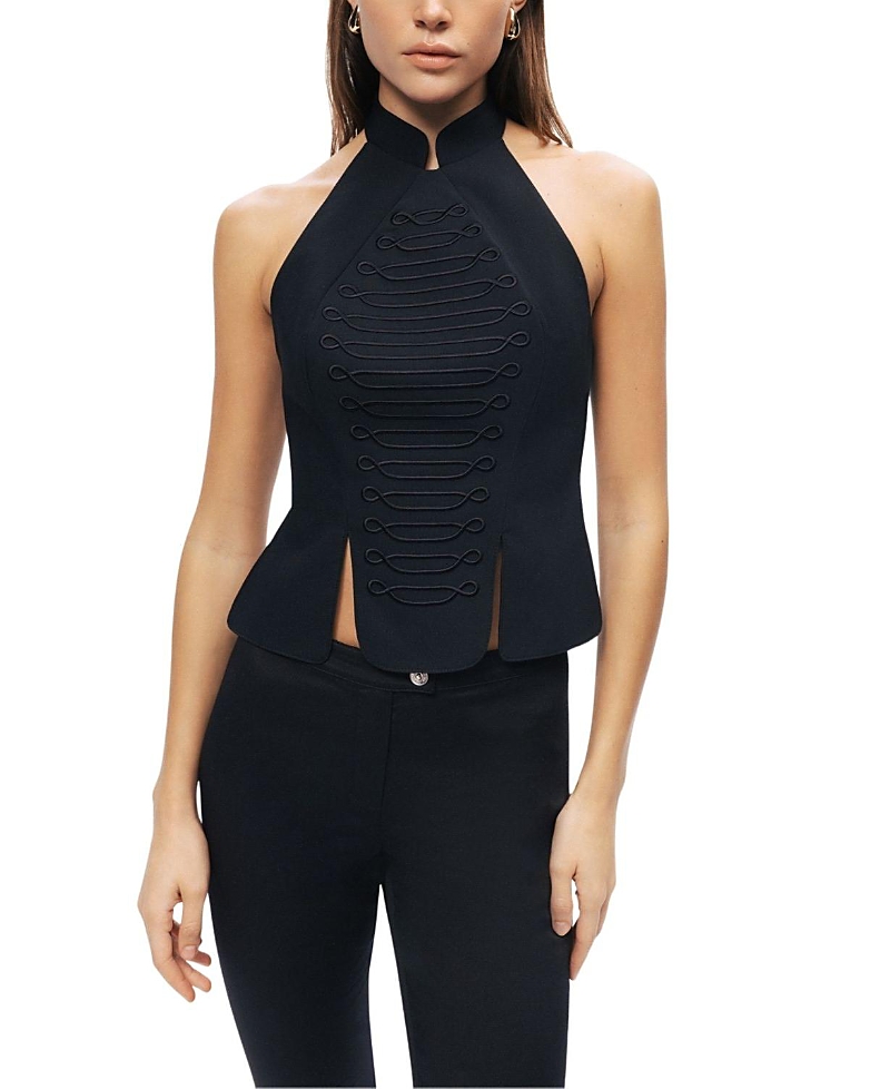 Nocturne Halter Neck Structured Top