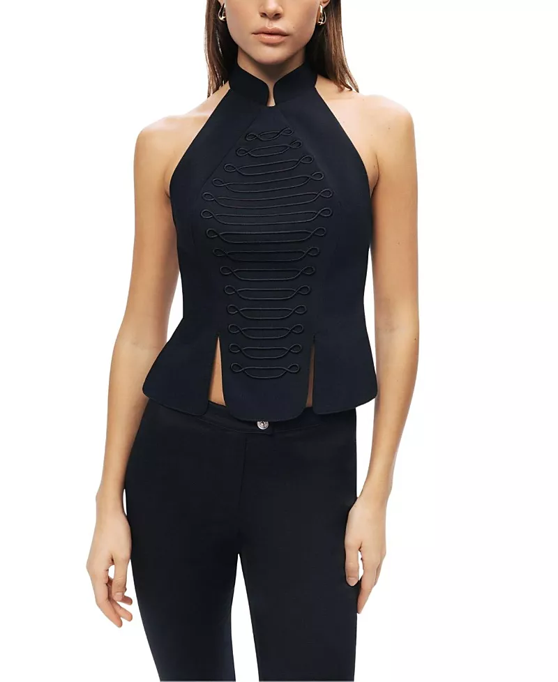 Nocturne Halter Neck Structured Top