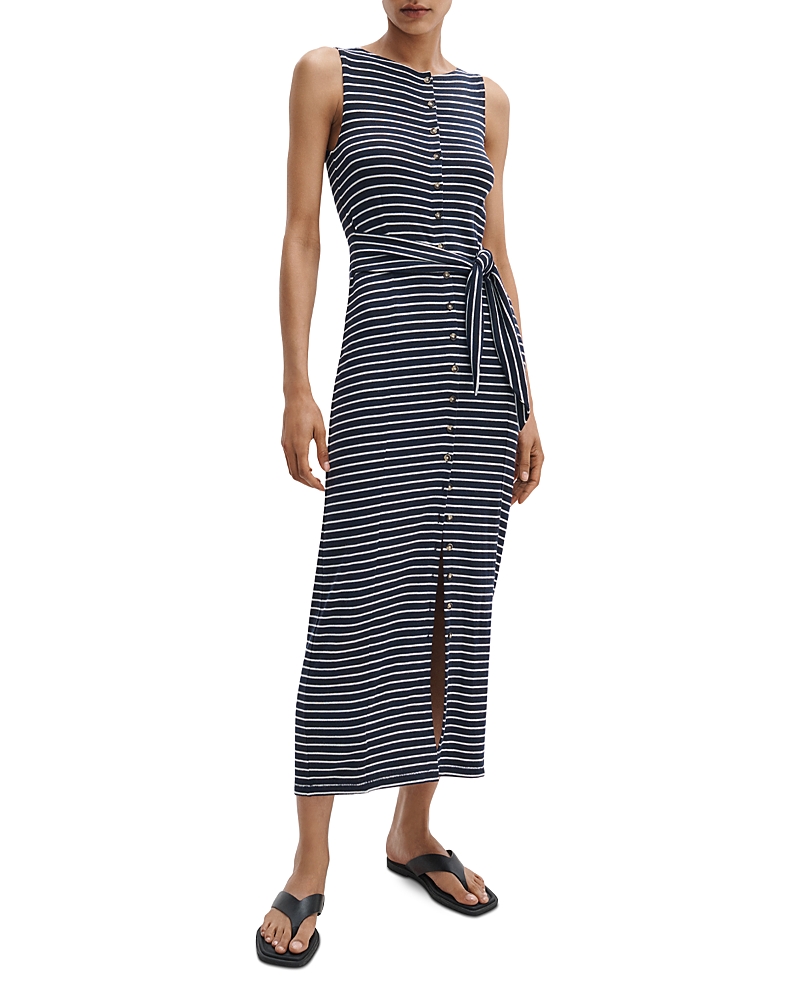 rag & bone The Knit Button Front Tie Dress