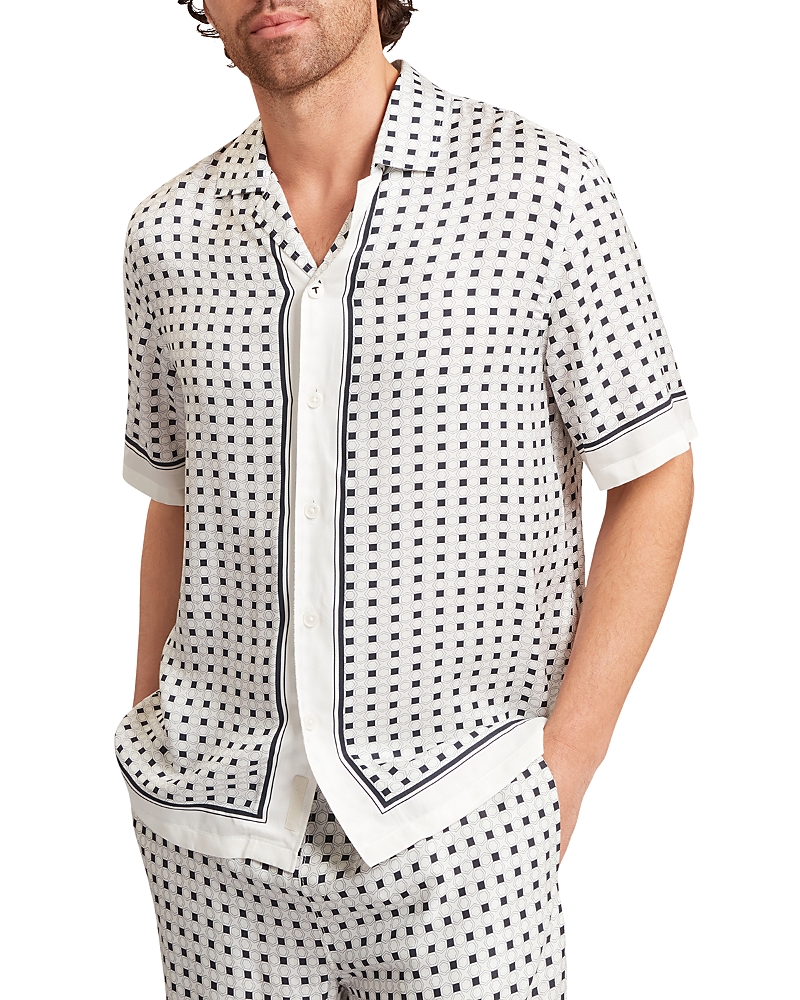 Ted Baker Ferran Relaxed Fit Geo-Pattern Shirt