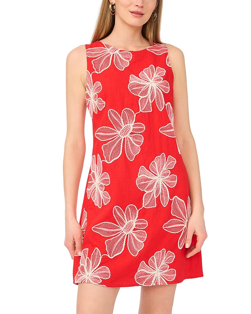 Vince Camuto High Neck A Line Mini Dress