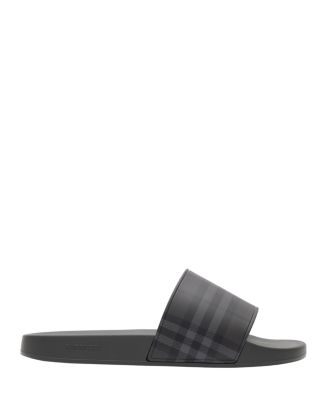 Burberry Men's Furley Vintage Check Slide Sandals | Bloomingdale's Men