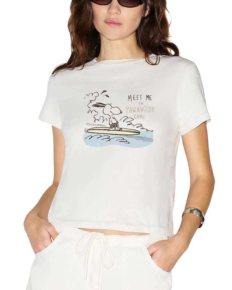 Re/Done Classic Snoopy Hang Ten Graphic Tee