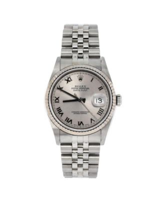  Oyster Perpetual Datejust Automatic Watch in Stainless Steel and White Gold 36mm