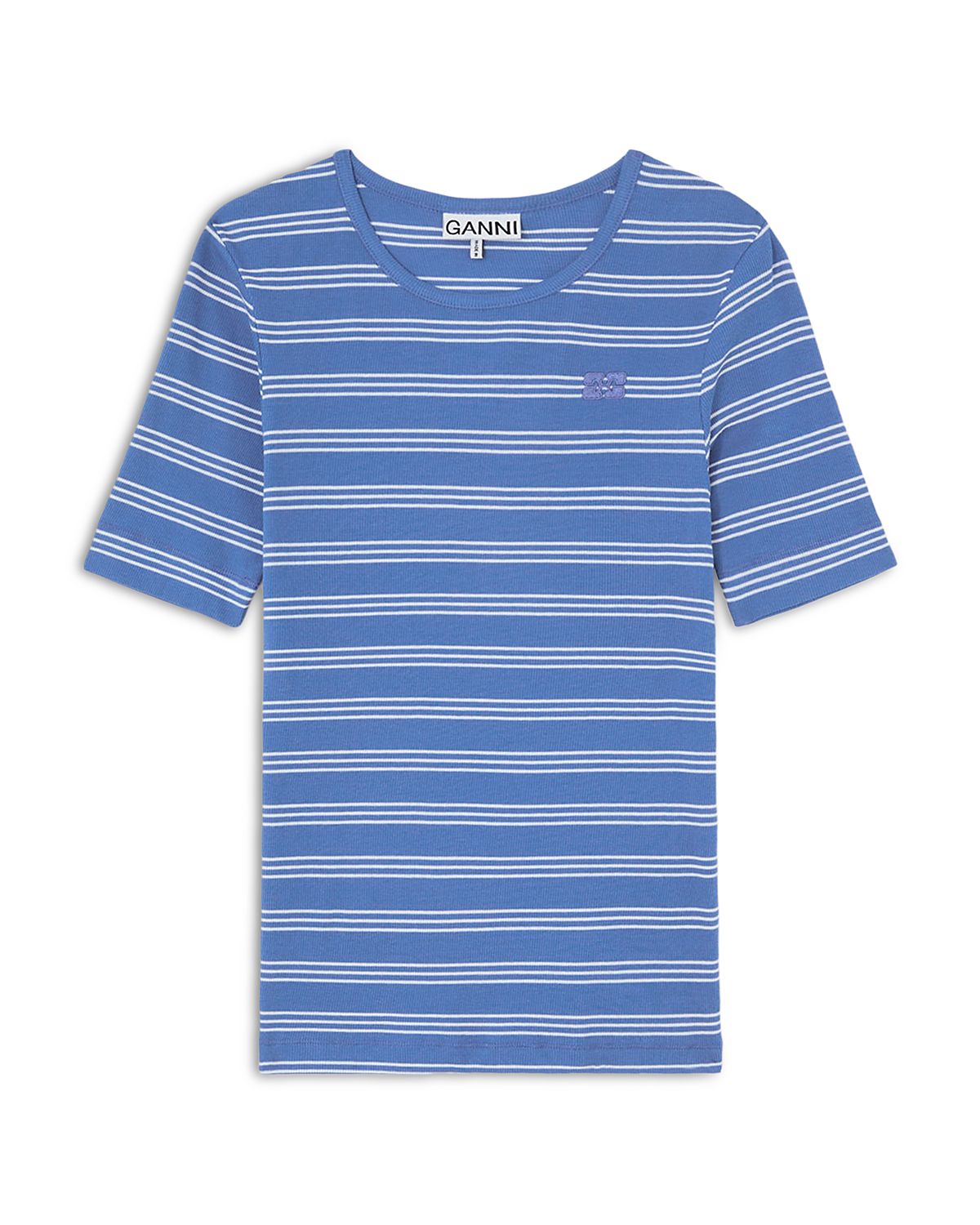 Ganni Cotton Rib Tee