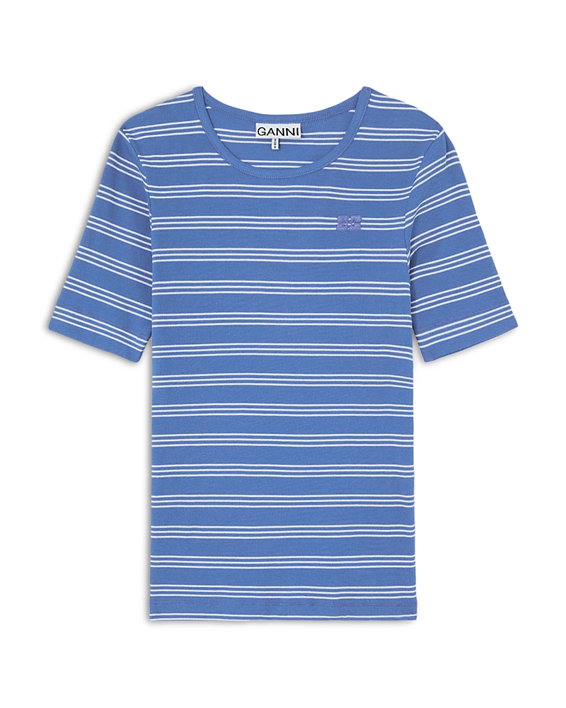 Ganni Cotton Rib Tee