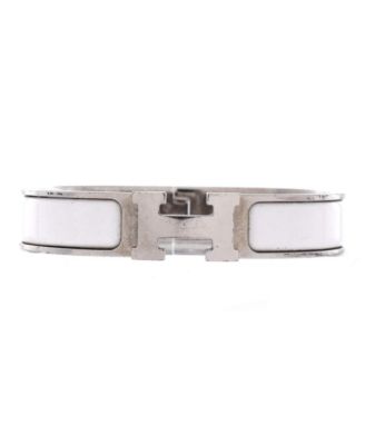 Pre-owned Pre-owned Hermes  Hermes Narrow Clic H Bracelet Enamel