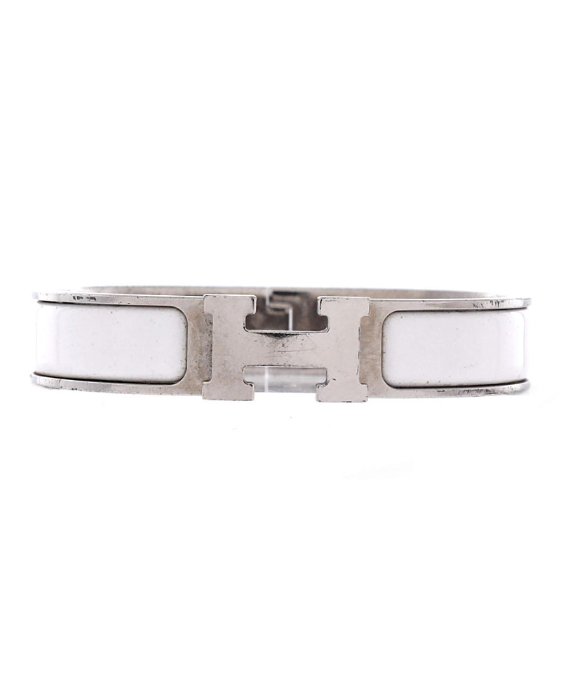 Pre-owned Pre-owned Hermes Hermes Narrow Clic H Bracelet Enamel