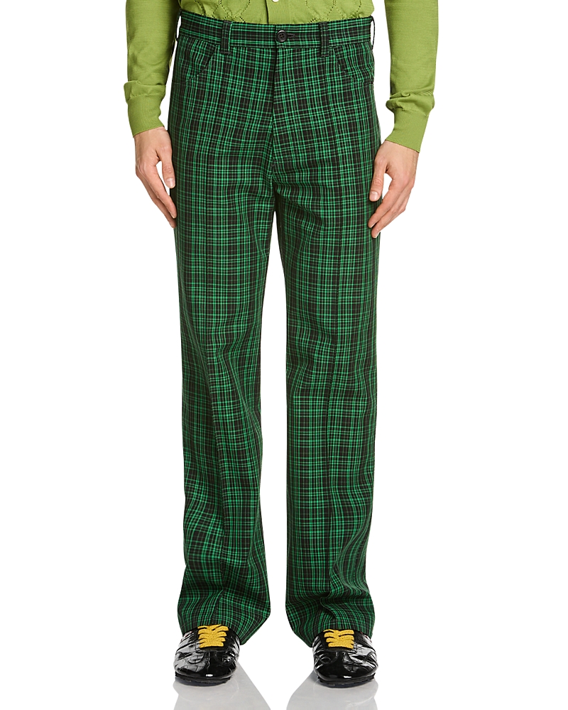 Marni Plaid Trousers