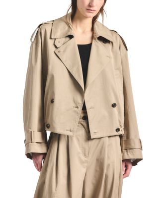 Emilio Cropped Trench Coat