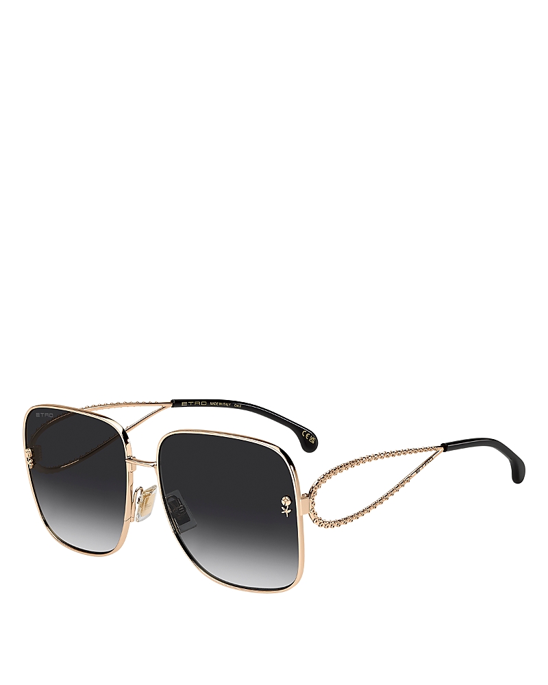 Etro Square Sunglasses, 61mm