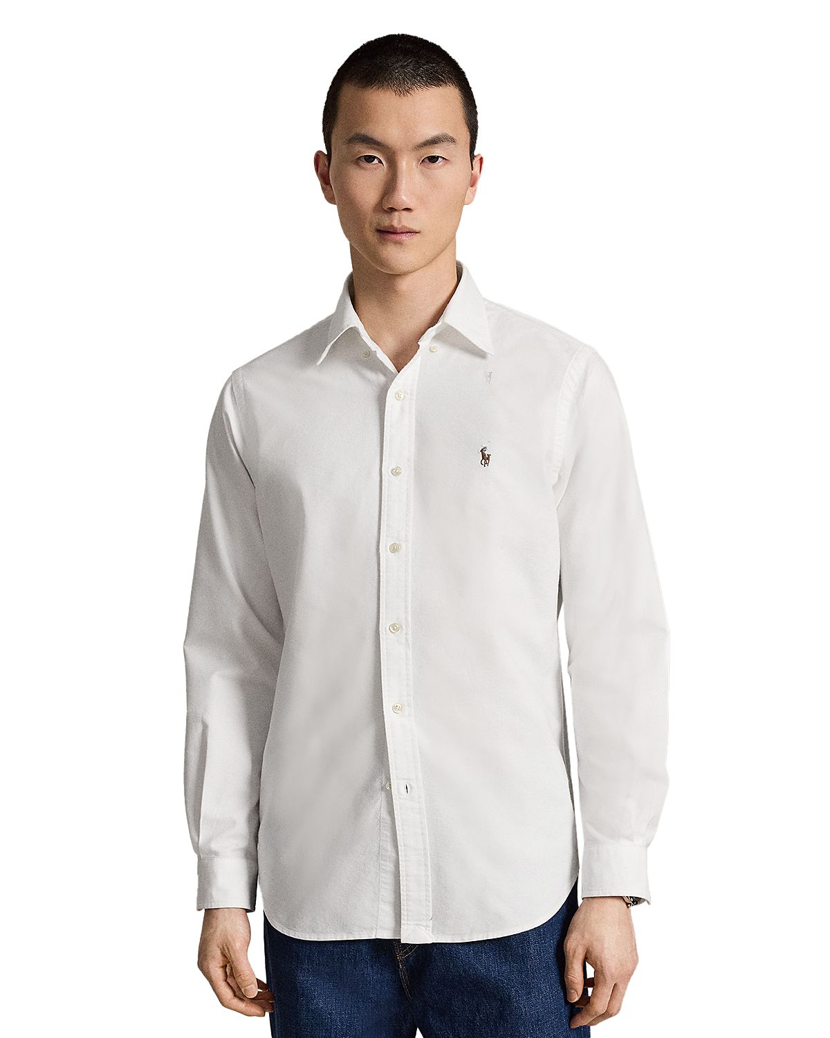 Polo Ralph Lauren Classic Fit Long Sleeve Cotton Oxford Button Down Shirt