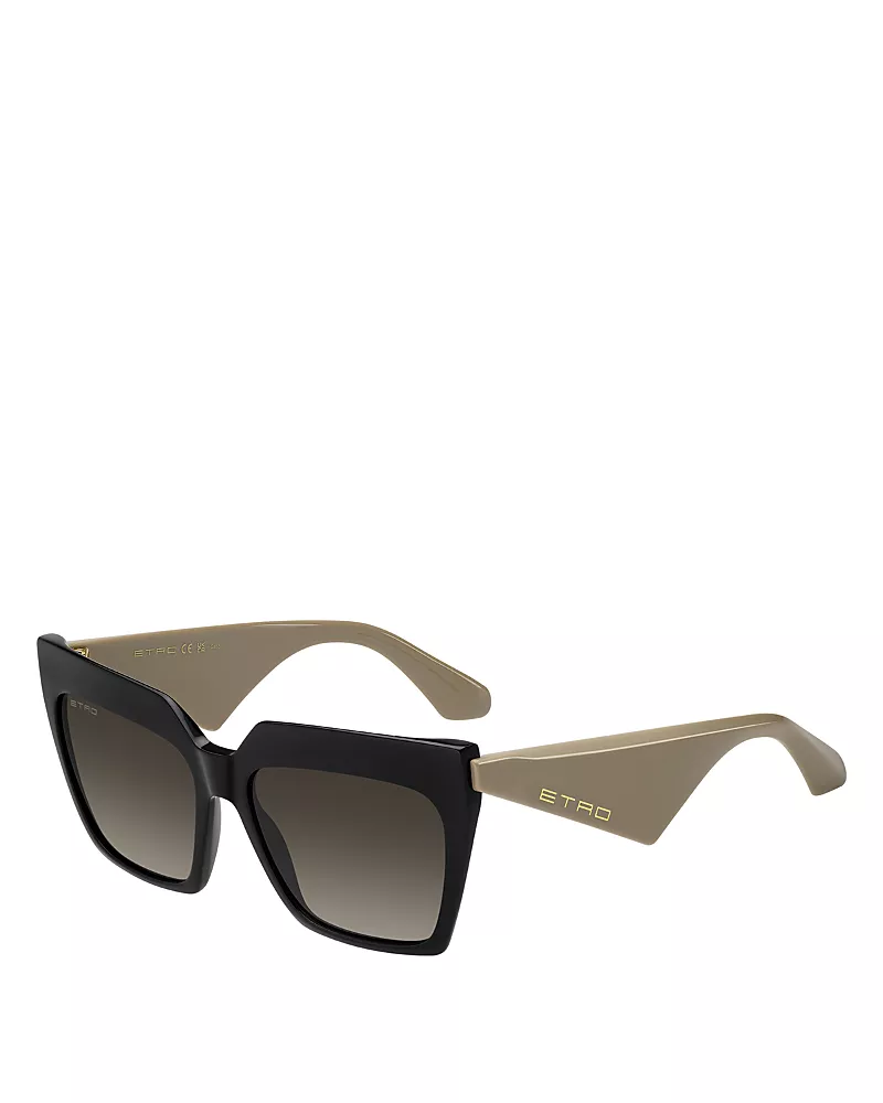 Etro Rectangular Sunglasses, 58mm