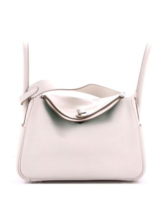 Pre-owned Pre-owned Hermes  Hermes 26 Lindy Bag Verso Swift In Gray