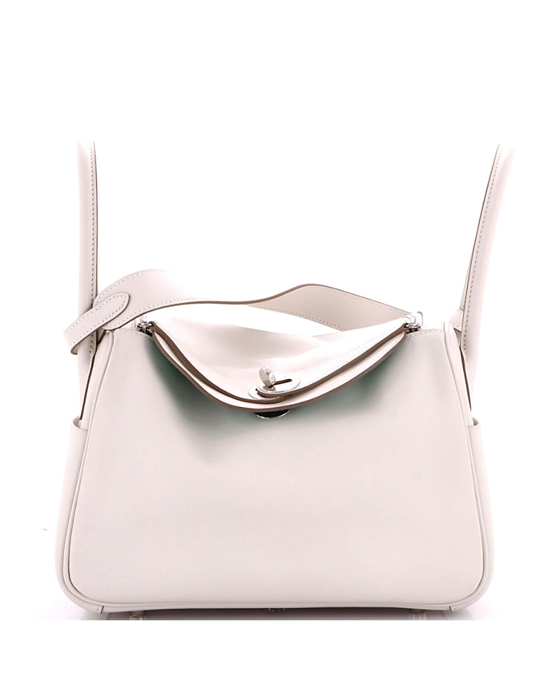 Pre-owned Pre-owned Hermes Hermes 26 Lindy Bag Verso Swift In Gray