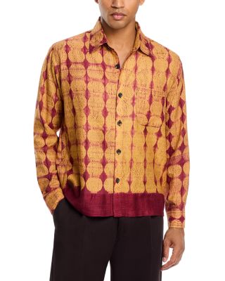 Shibori Silk Printed Shirt