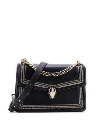  Mini Serpenti Diamond Blast Shoulder Bag Embellished Leather