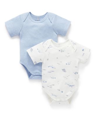 Boys' 2 Pack Short Sleeve Bodysuit - Baby