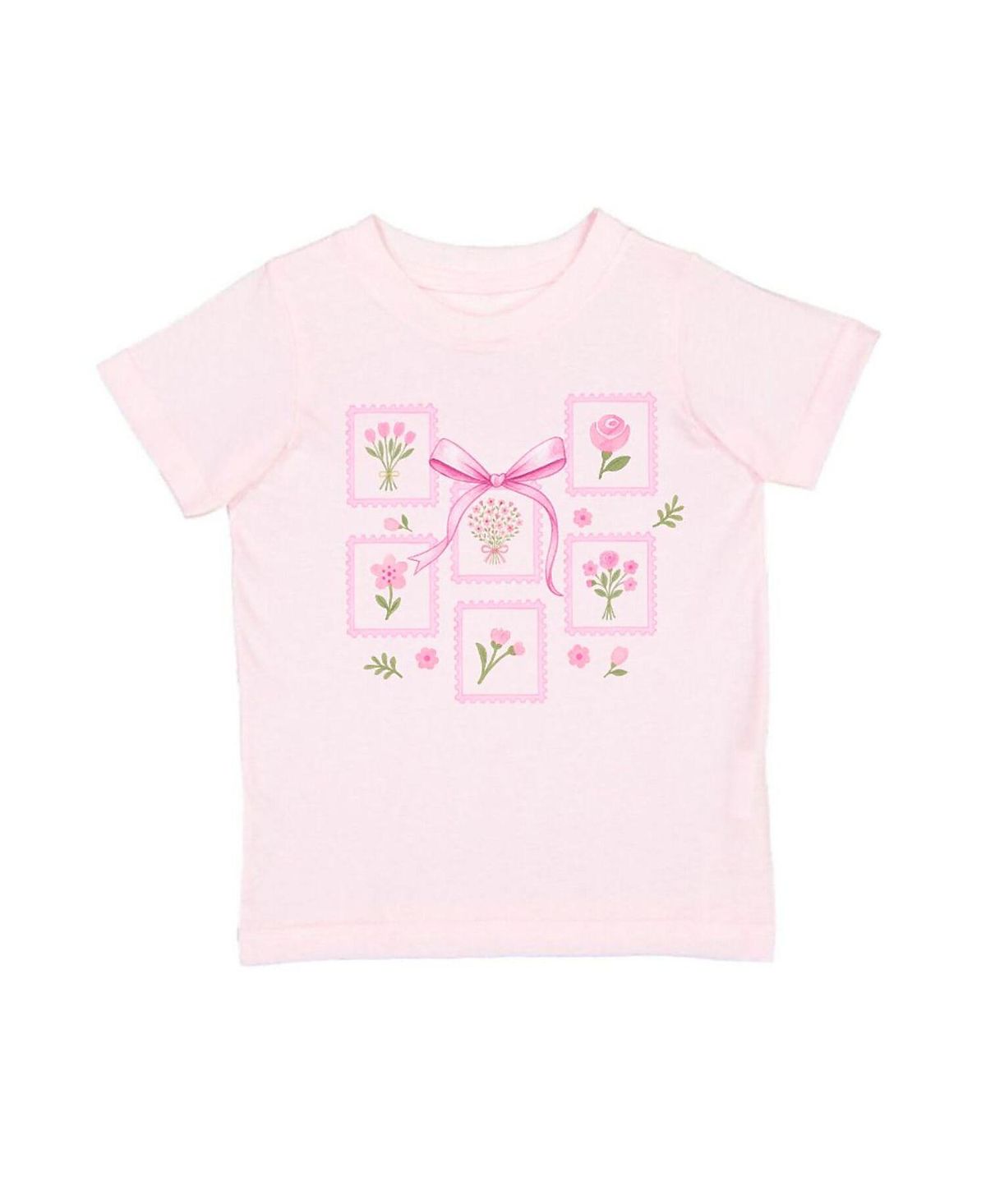 Sweet Wink Girls' Bouquet Bow Short Sleeve T-Shirt - Big Kid