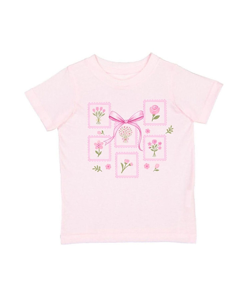 Sweet Wink Girls' Bouquet Bow Short Sleeve T-Shirt - Big Kid