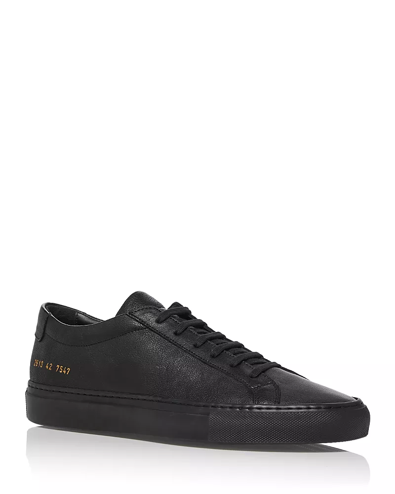 Common Projects Men's Achilles Premium Leather Sneakers