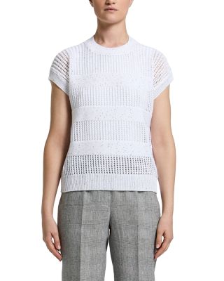 Knit Stripe Sweater Vest