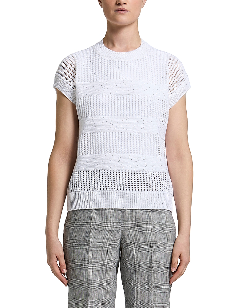 Peserico Knit Stripe Sweater Vest