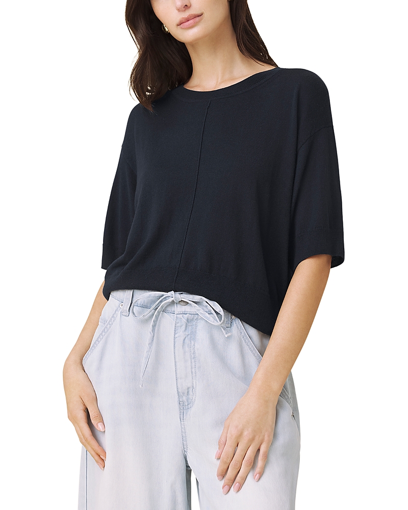 Splendid Erica Short Sleeve Crewneck Sweater · M