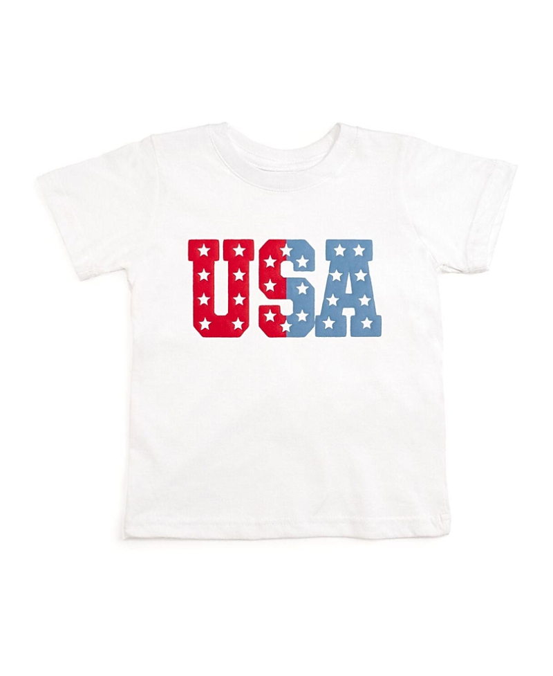 Sweet Wink Boys' Usa Puff Ink Short Sleeve T-Shirt - Baby, Little Kid