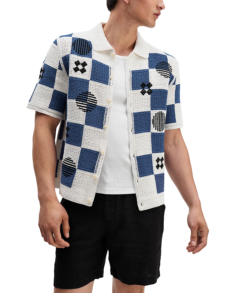 Wax London Porto Knit Graphic Shirt