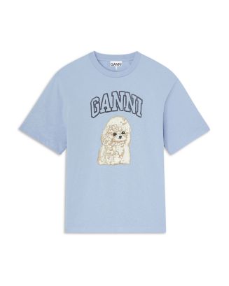 GANNI Poodle Cotton Tee | Bloomingdale's Women
