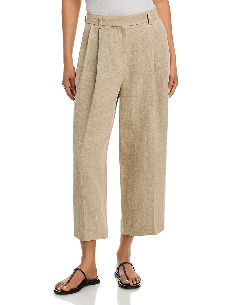 Toteme Double Pleats Linen Pants