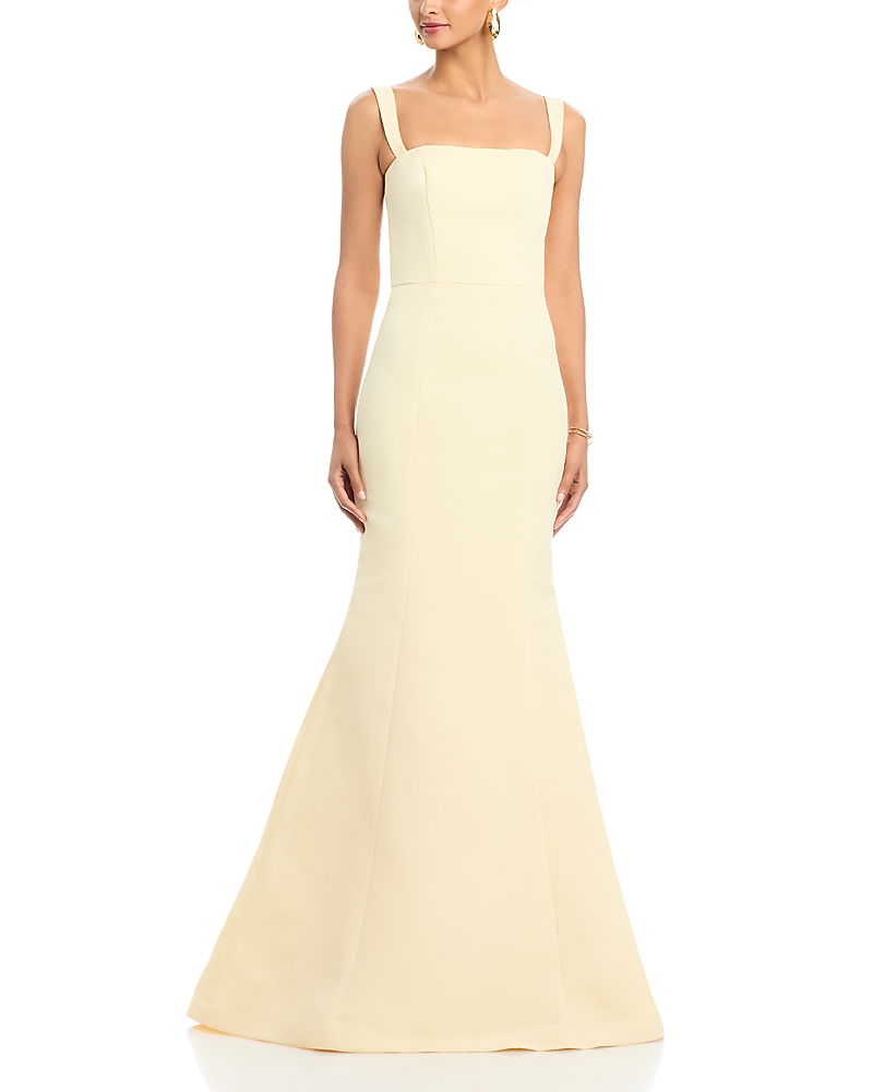 Amsale Ida Square Neck Dress